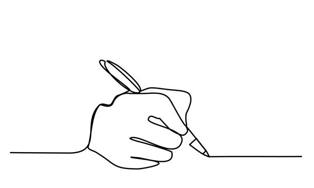 Hand with Pen